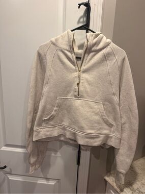 Lululemon Oversized 1/2 Zip Scuba Hoodie M/L